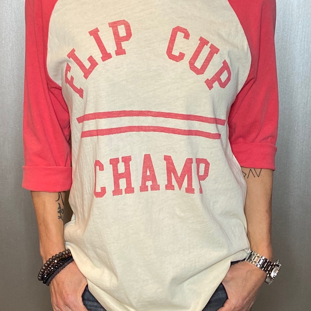 Flip Cup Champ graphic tee